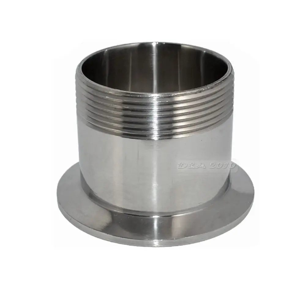 

1 шт. 1/2 "DN15 санитарный мужской резьбовой наконечник трубы фитинг Tri Зажим Тип SS304 SS316