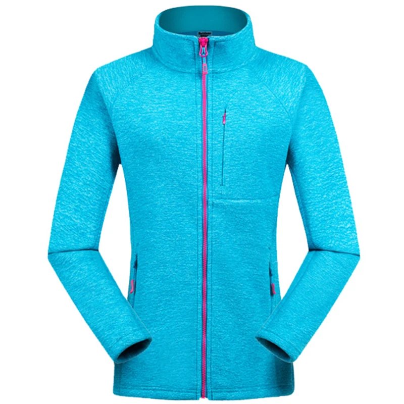 Windproof Fleece Jacket For Female Sportswear Camping Hiking Thermal