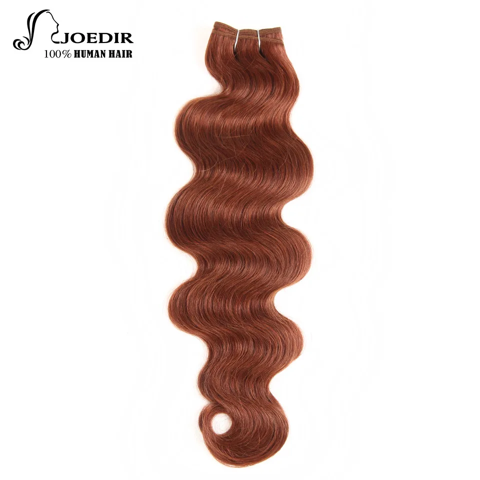 Joedir 1piece Pre Colored Brazilian Human Hair Weave Bundles Remy Hair