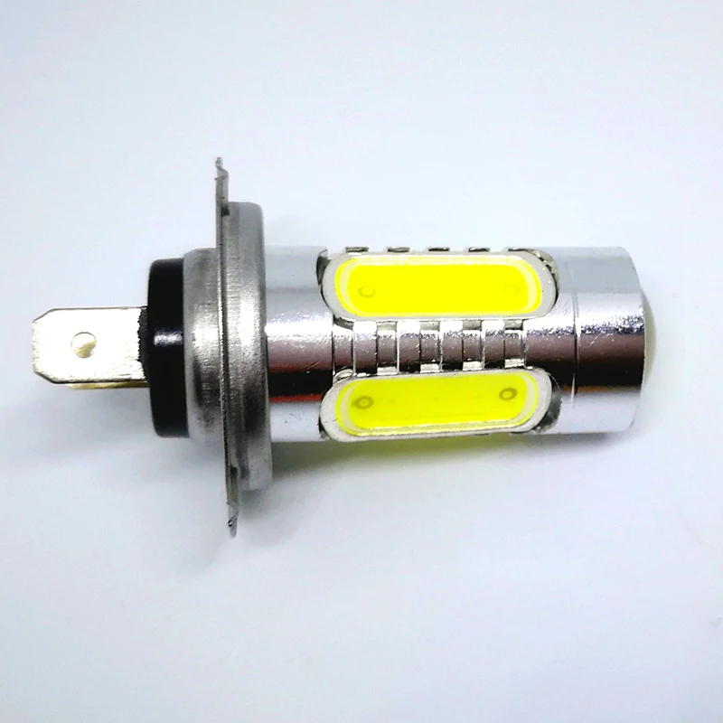 2 PCS Super Bright H7 LED High Power COB For Driving/Fog Lights Bulb 7.5W White