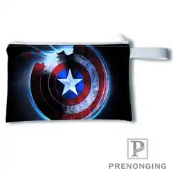 CustomCaptain AmericaPrinting Кошелек для монет кошелек на молнии Zero кошелек телефон Сумки для ключей мода небольшой женский кошелёк #19-01-22-2-75