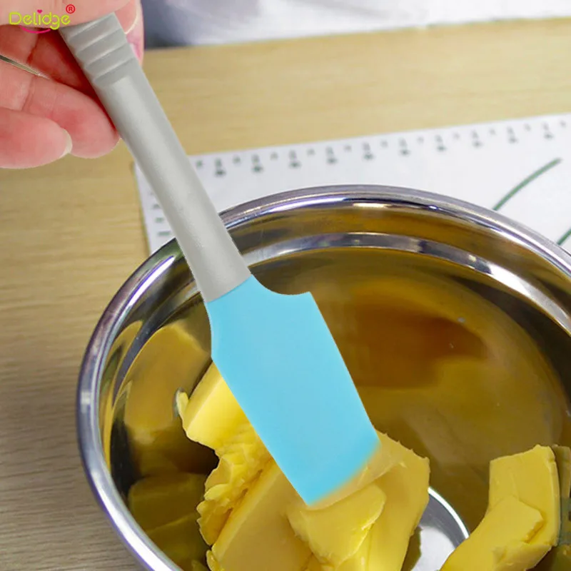 Delidge 1 шт. мини Силиконовый крем масло торт шпатель скребок для смешивания теста кисточка, мешалка для масла щетки для выпечки DIY инструмент для выпечки