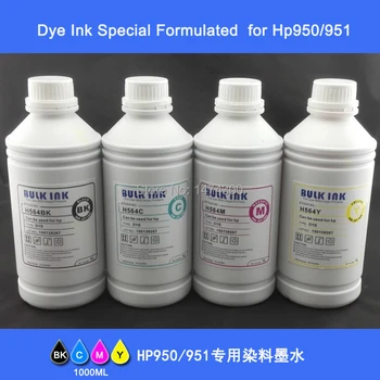 

XIMO Bottled dye ink Special for HP950XL 951XL use for for HP Pro 8100 pro 8600 etc.,4*1L