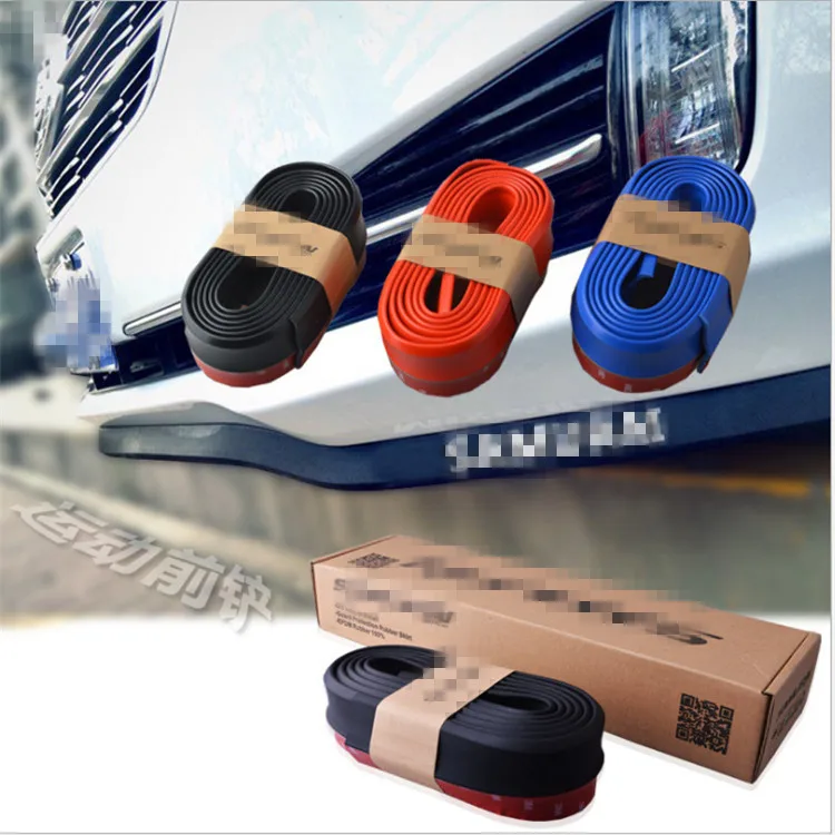 

VEELVEE 2.5M Car Protector Front Bumper Lip Car-Styling For Ford Focus 2 3 Maverick Escape kuga C-MAX cmax c max Accessories