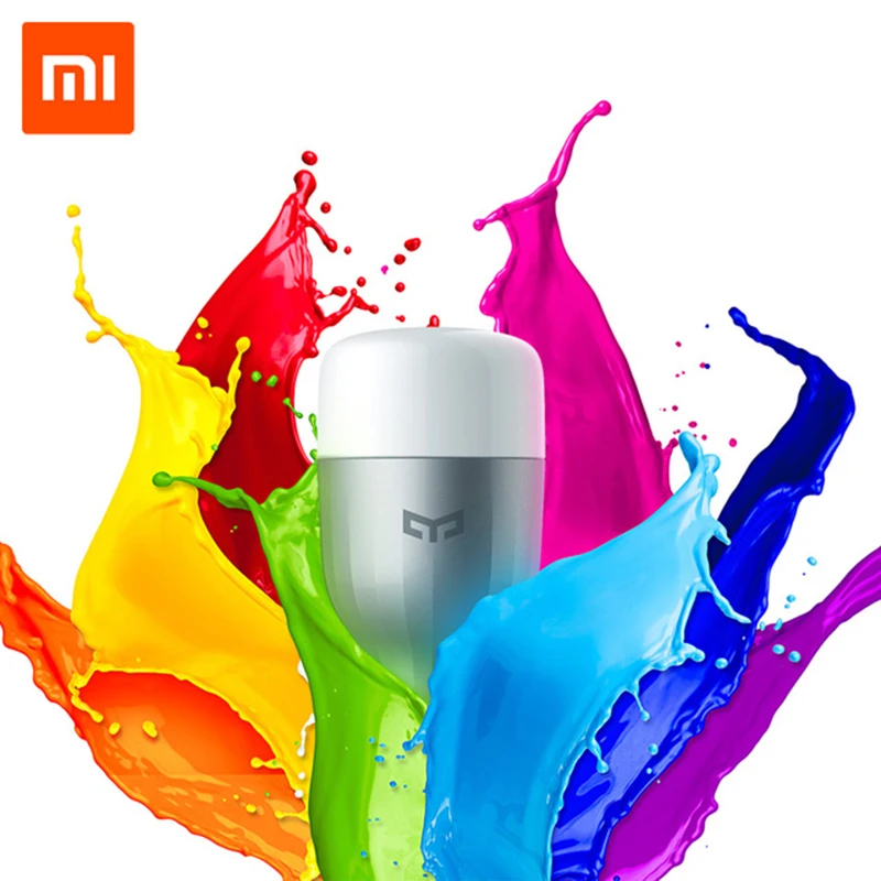 Оригинальная умная Светодиодная лампа Xiaomi Yeelight Blue II RGBW E27 Mi Light Mijia APP WiFi
