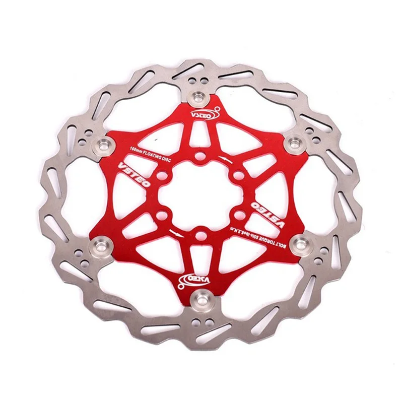 

Mountain Bike Bicycle MTB Floating Disc Brake Rotor160mm/180mm Bicycle Parts Stainless steel + Aluminum alloy