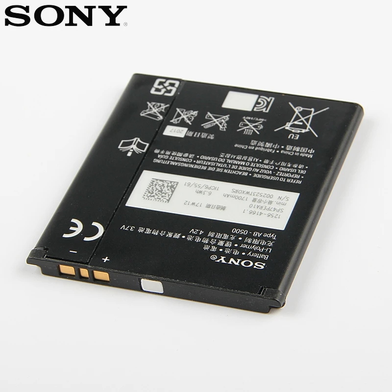 Оригинальная сменная батарея sony BA900 для sony Xperia E1 S36H ST26I AB-0500 GX TX LT29i SO-04D C1904 C2105 натуральная 1700 мАч