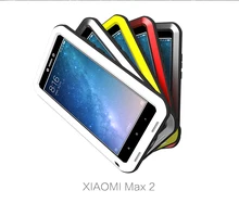 Love Mei Highly effective Case For Xiaomi Mi Max 2 Premium Waterproof Shockproof Aluminum Case Cowl for xiaomi max2 free Tempered Glass