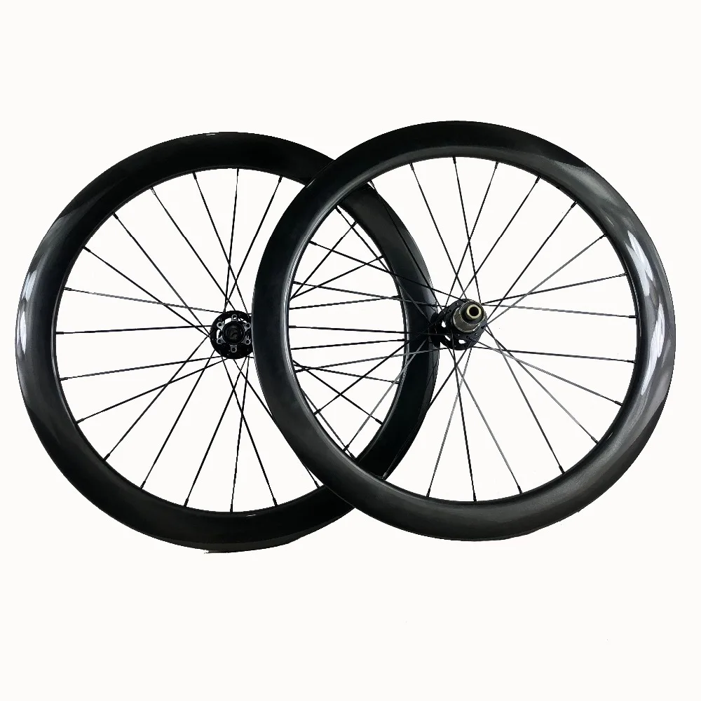 Flash Deal Super lightweights 650C disc brake wheelset novatec quick release hubs made in taiwan carbon bike wheels Clincher/Tubular tyres 2