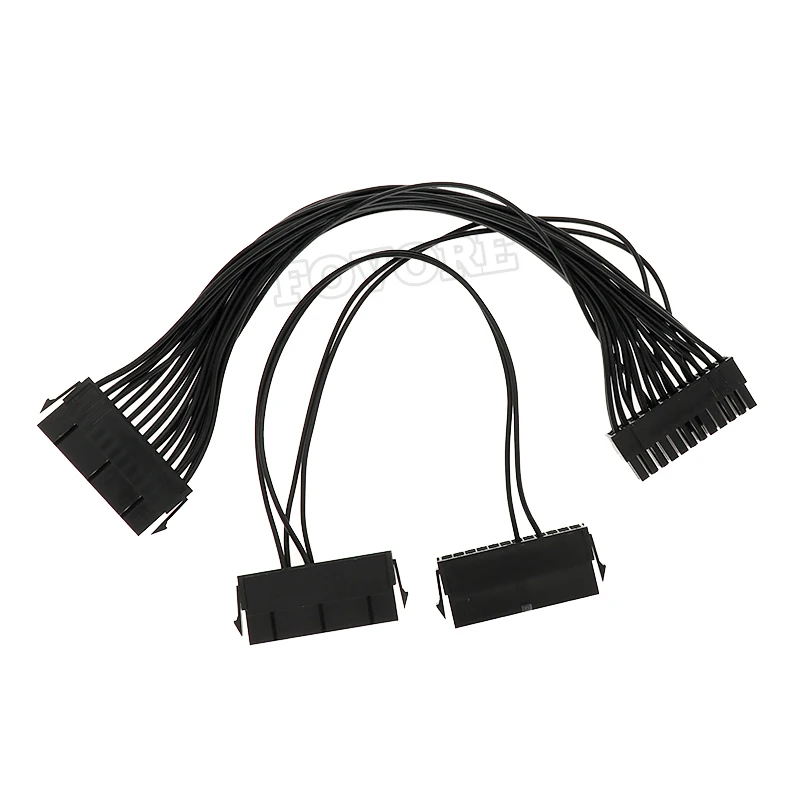 ATX 24Pin 3 блока питания стартовый Шнур адаптер материнской платы кабель 18AWG