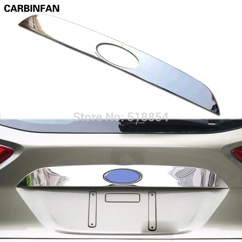 

FIT FOR FORD ESCAPE KUGA REAR TRUNK TAILGATE DOOR HANDLE CHROME TRIM COVER GARNISH ACCESSORIES