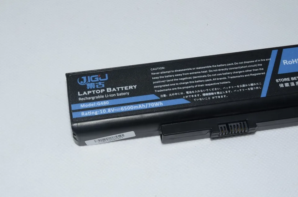 JIGU 6 ячеек ноутбук Батарея для LENOVO G580 Z380 Y480 G480 V480 Y580 L11S6Y01 L11L6Y01 L11O6Y01