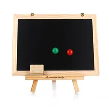 Маленькая дощатая доска интерактивная доска Sketchpad двойного назначения Двусторонняя доска двухсторонняя древесины