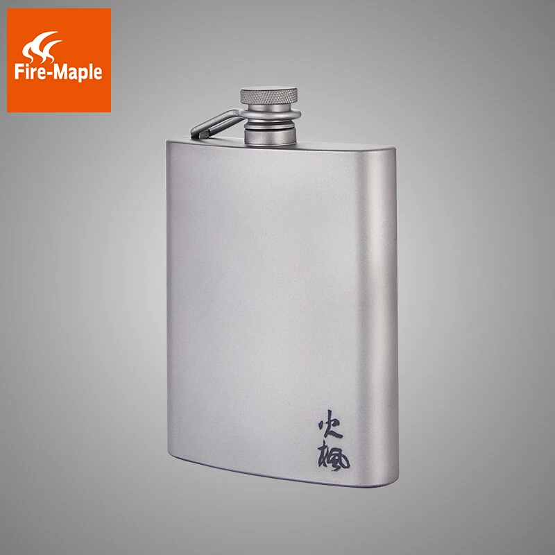 

Fire maple 200ml Titanium Hip Flask Mens Christmas Gift