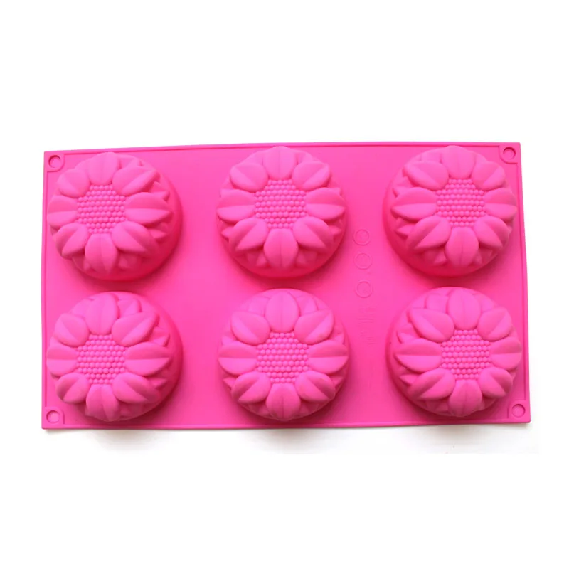 

Sunflower Silicone Soap Mold Craft Soap Making Mould DIY Chocolate Candy Cake Molds Handmade Kitchen Accessories
