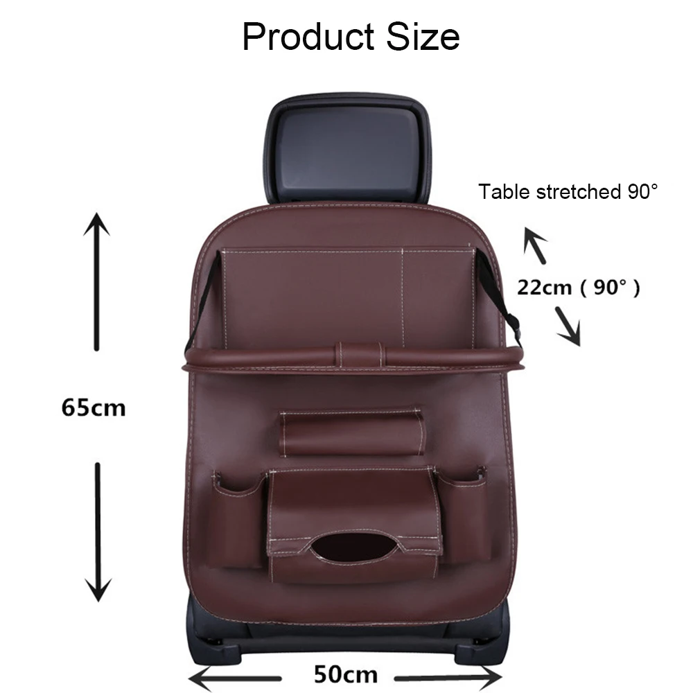 JINSERTA Автомобильная сумка на спинку кресла складывающийся стол органайзер для хранения компактный чехол дорожная сумка для хранения автомобильные аксессуары