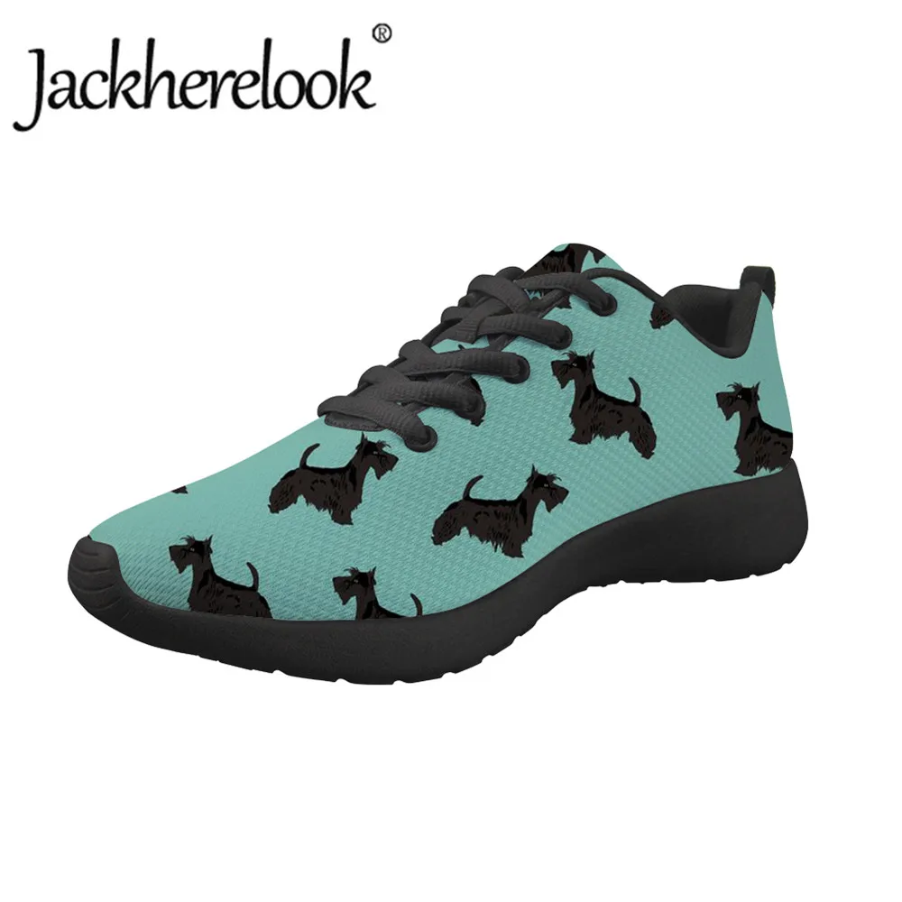 

Jackherelook Lovely Animal Scottish Terriers Pattern Spring Fashion Women Flats Shoes Woman Casual Women's Sneakers Light Weight