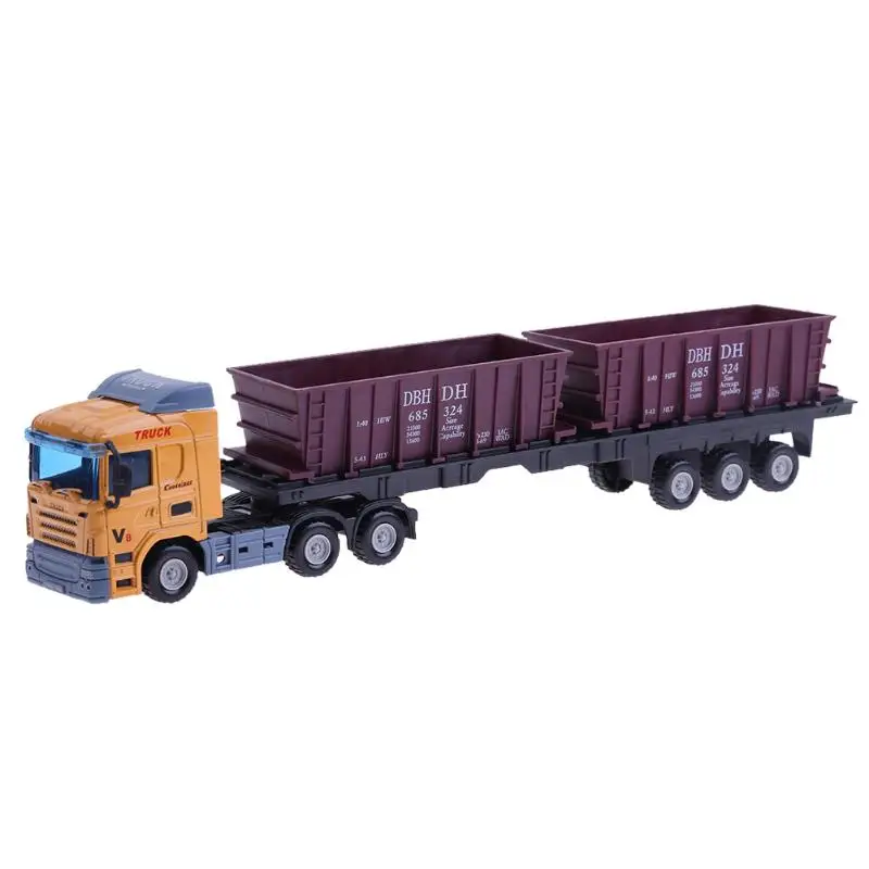 

Kids Truck Toys 1:48 Europ Transport Container Carriage Alloy Vehicle Model Car Toy Truck Toys Vehicle Simulation Kids Gifts