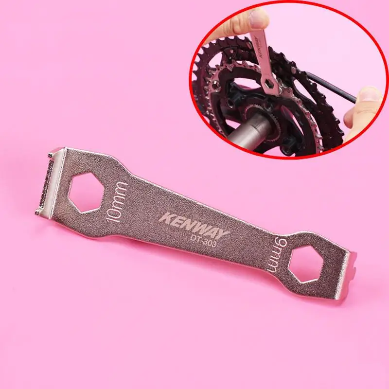 

Bike Crankset Bolt Fixed Wrench Bicycle Repair Tool Mountain Bike Chain Wheel Disassembly Spanner Crank Arm Bolt