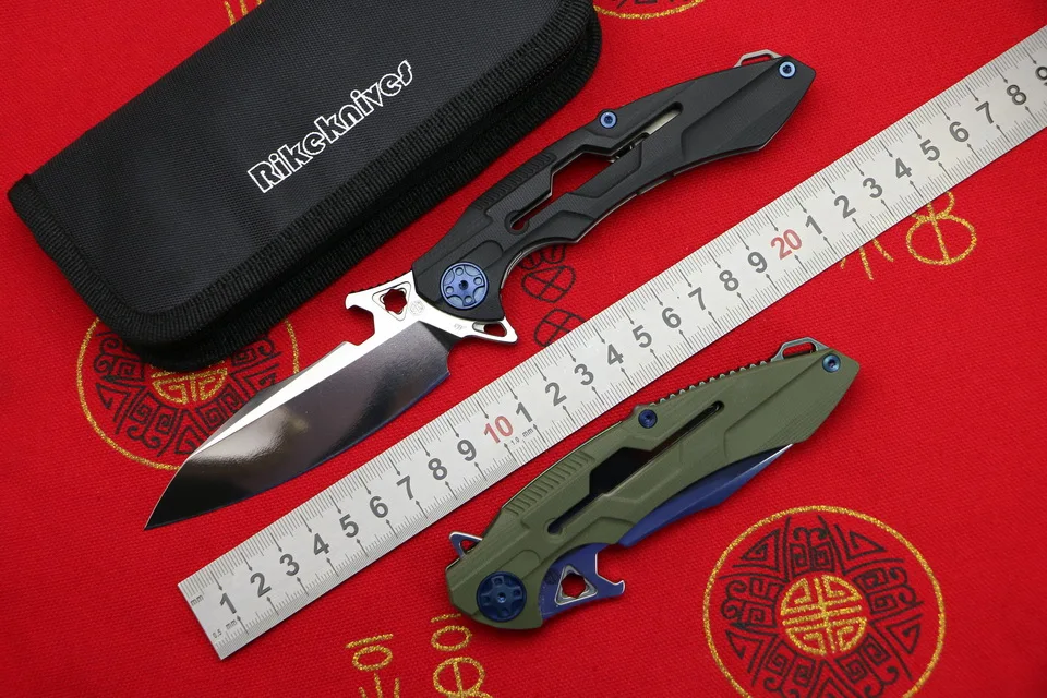 Rikeknife RIKE M3 Флиппер шариковый подшипник тактический складной нож 154 см лезвие Титан+ G10 Ручка Открытый охотничий карманный нож EDC