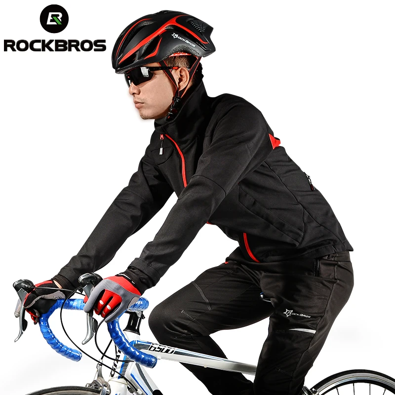 Prix pour ROCKBROS Homme Maillot Cyclisme Hiver Polaire Thermique Chaud Vélo Jersey Coupe-Vent Anti-sueur ciclismo Imperméable D'équitation Vélo Veste Prix pour ROCKBROS Homme Maillot Cyclisme Hiver Polaire Thermique Chaud Vélo Jersey Coupe-Vent Anti-sueur ciclismo Imperméable D'équitation Vélo Veste