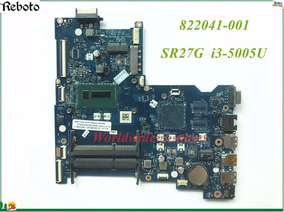 Высокое Качество MB 822041-001 для HP Pavilion 15-AC 440 G3 Материнская плата ноутбука AHL50/AHL52 LA-C701P