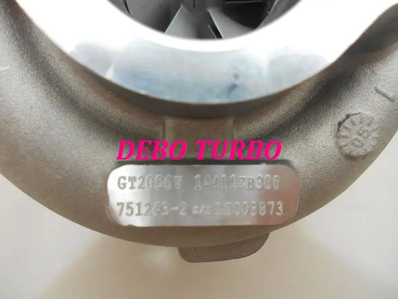 gt2056v 751243-5002 s 14411-eb300 Turbo Турбокомпрессоры для Nissan Navara, pathfinder 2.5DI, qw25/yd25ddti, 2.5l 174hp 2005