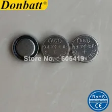 1,5 V AG1 364 SR621 RW320 LR621 щелочные батарейки таблеточного типа для часы 1000 шт./лот