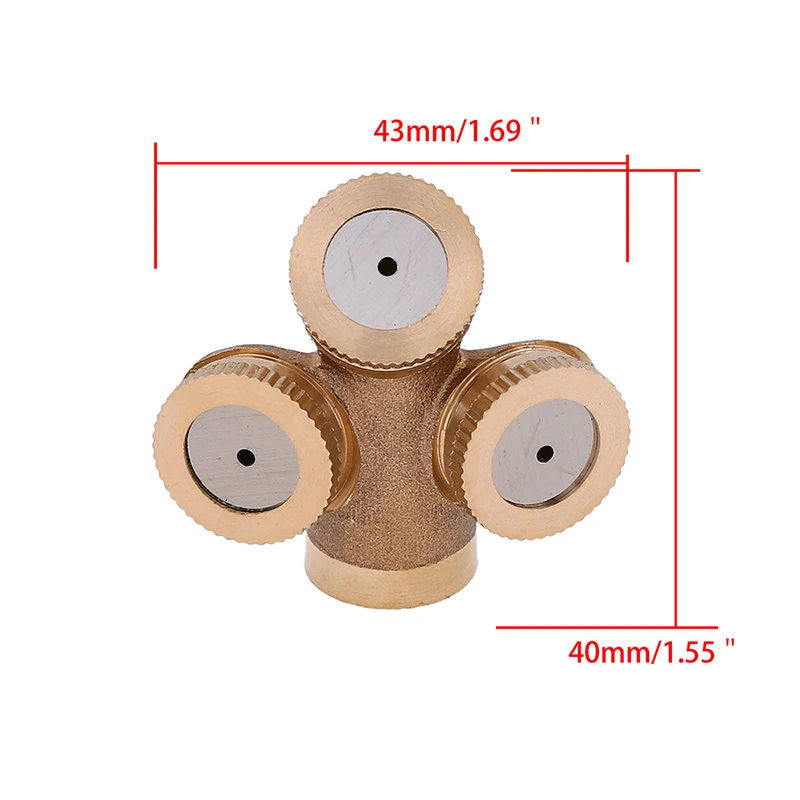 WCIC Регулируемая запотевающая насадка садовый спринклер для полива и орошения установка для домашнего сельского хозяйства запотевающий распылитель латунная распылительная головка - Цвет: Style 3