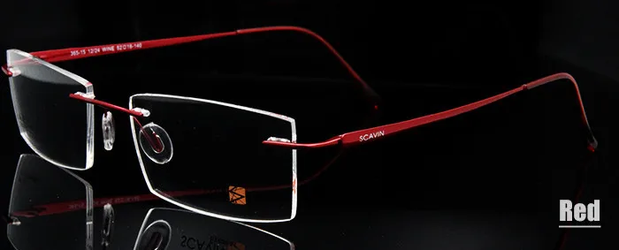 Sorbern Brand Men's Rimless Eyeglasses Pure Titanium Glasses Frame for Men Ultralight Memory Prescription Glasses oculos de grau