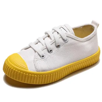 

Spring and Autumn Children's canvas shoes fashion boys and girls shoes baby shoes students color bottom casual shoes