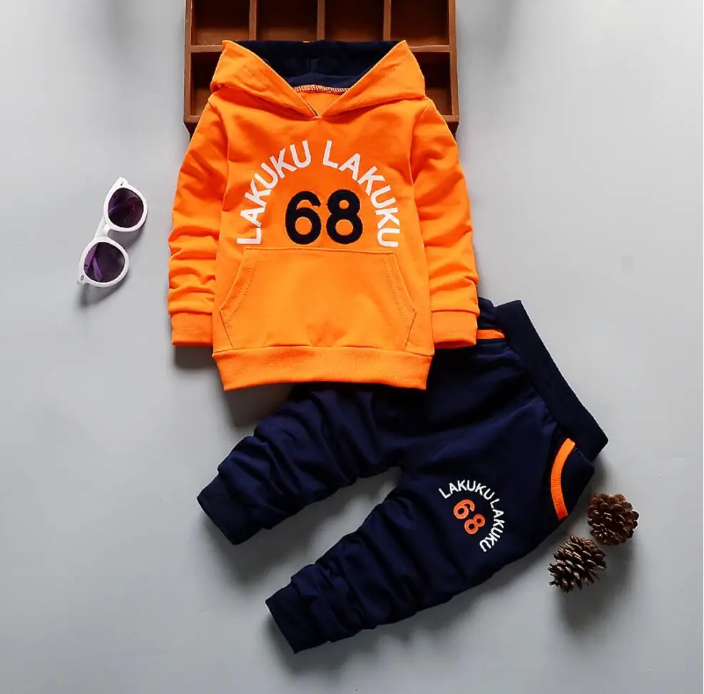 Conjunto de Roupas criancas Menino Roupa do bebe Define algodao Criancas толстовки Terno Dos Esportes 1-5 t Das Meninas Dos M