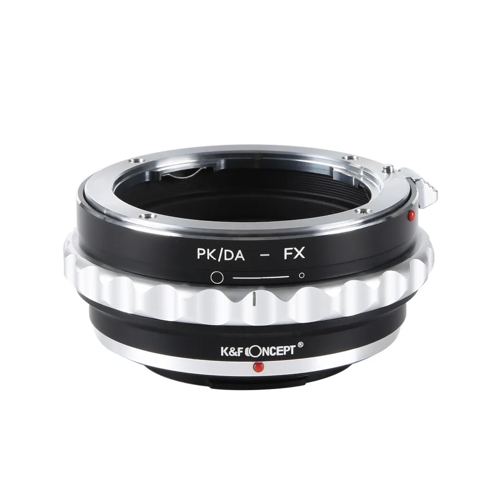 Adaptador de Montagem de Lente k & f Concept com Anel de Controle de Abertura para Pentax k m a fa da para Fujifilm Fuji x fx - Image 5