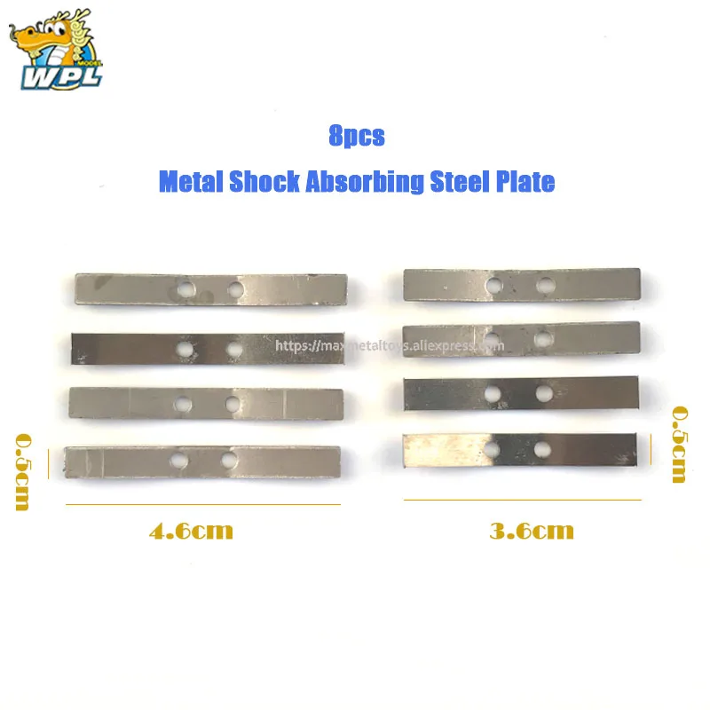 

WPL Metal Shock Absorbing Steel Plate Spare Part Fixed Seat Accessories Upgrade For B14 B24 C24 B16 DIY Modified Model Toy