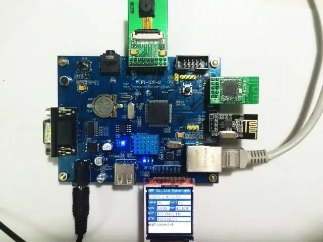 WIFI IOT Internet of things development board remote voice video smart home MQTT GPRS SPEEX