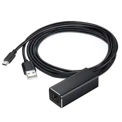 Огонь ТВ Stick HD 480 Мбит/с Micro USB2.0 к RJ45 адаптера Ethernet 10/100 Мбит/с для Новый своих ТВ/Google домашний мини/Chromecast Ультра