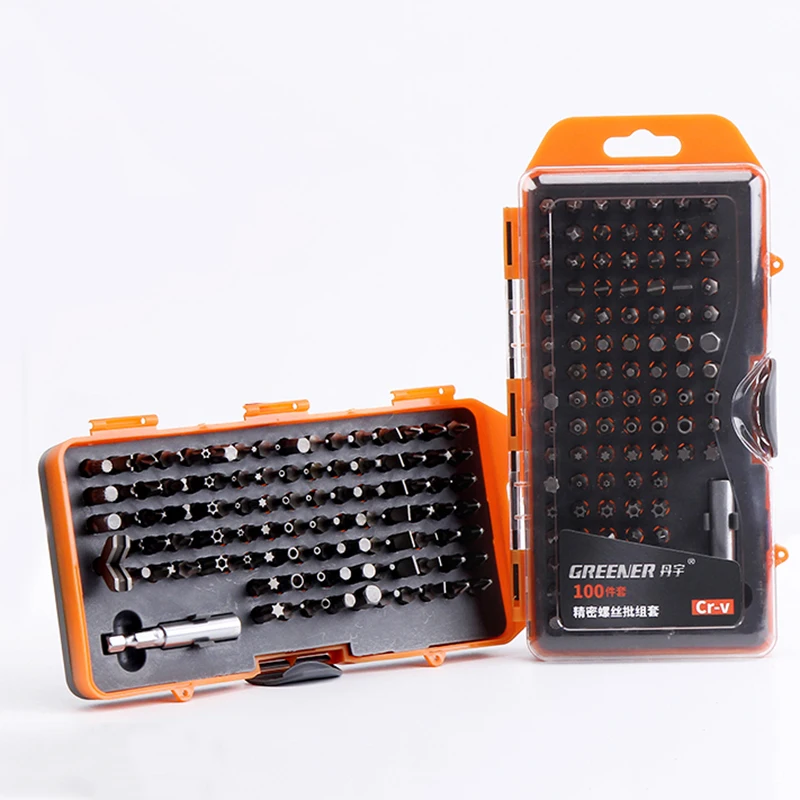

100 pieces/set screwdriver set electric and pneumatic flower-shaped screwdriver head electric drill bit special screwdriver set