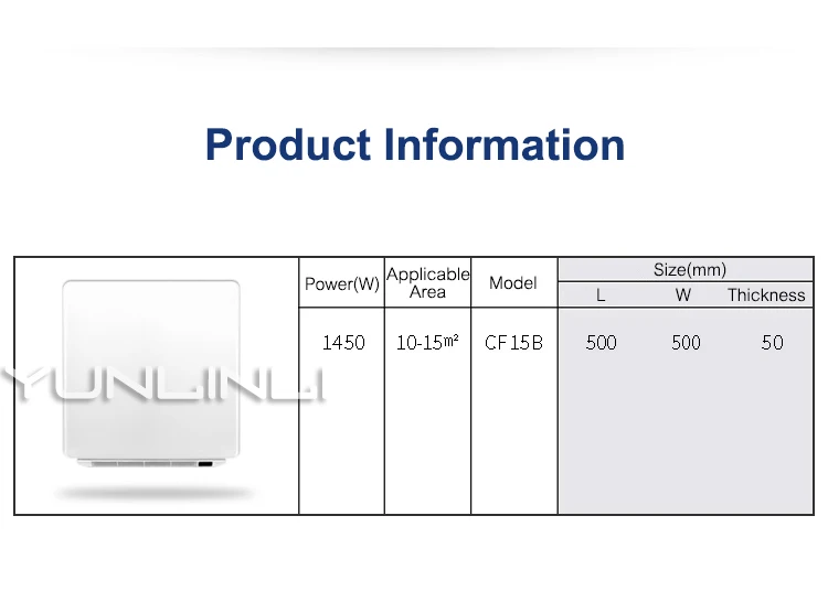 Электрический обогреватель ванной комнаты, машина для подогрева воздуха, устройство для домашнего обогрева, водонепроницаемый подогреватель воздуха CF15B