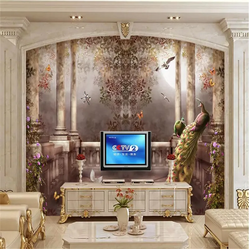 Roman column stereo TV background wall professional production murals, wallpaper wholesale, custom poster photo wall Roman column stereo TV background wall professional production murals, wallpaper wholesale, custom poster photo wall
