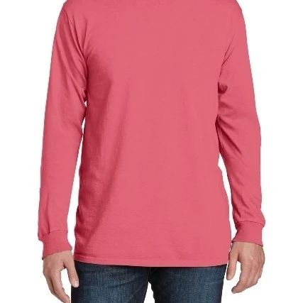Port & Company PC099LS Mens Pigment-Dyed Long Sleeve Tees Fruit Punch - 2XL (1)