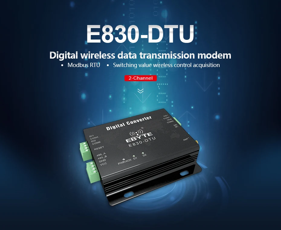 E830-DTU(2R2-433L) 433mhz switch acquisition transceiver (8)