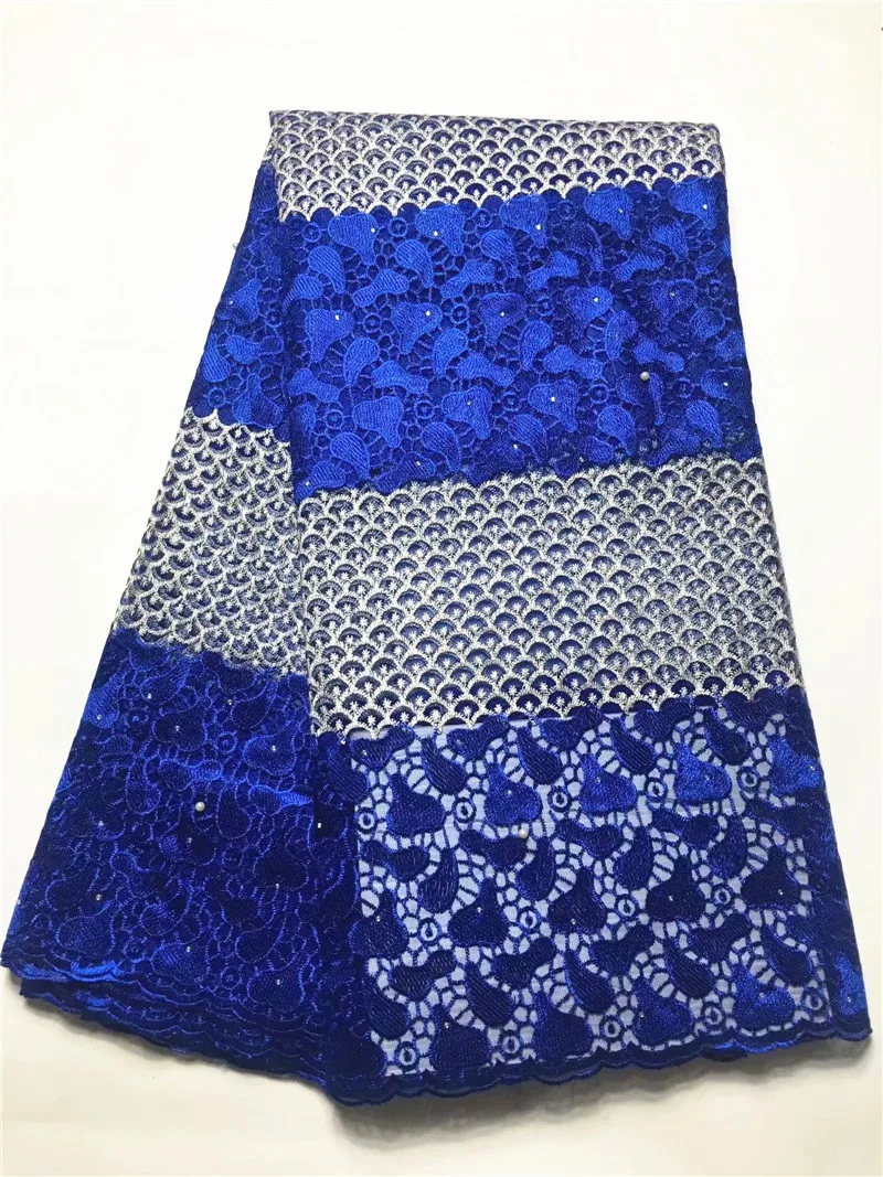 Модные африканские кружево ткань бисером последние Африканские кружева французский хлопок сетки Тюль в нигерийском стиле вышивка