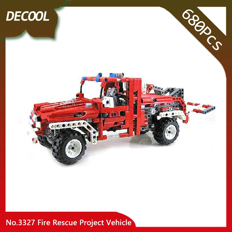 

Doinbby Store 3327 680Pcs Technic Series Fire Rescue Project Vehicle Model Building Blocks Compatible with Legoings