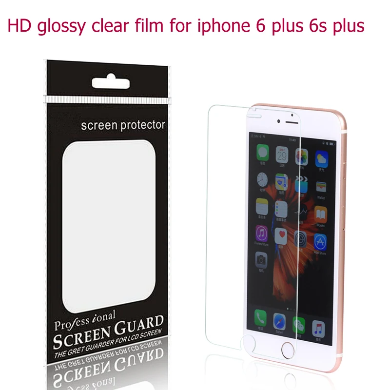 HD Glossy Clear Film For iphone 6 plus 6s plus 5.5" Matte