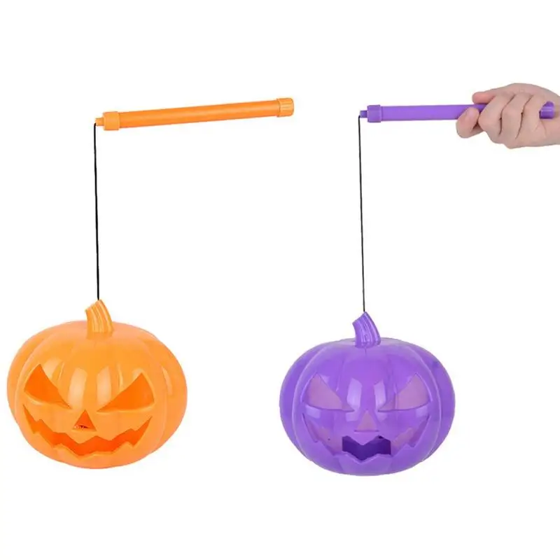 

Halloween LED Pumpkin Lantern Light Hanging Lamp Flashing Lights Party Decor for Kids Holiday Kids Toys for Children