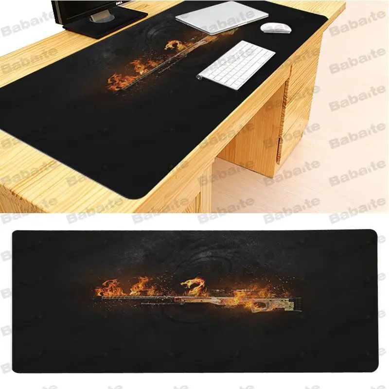Lock Edge 30X90cm Babaite высокое качество CS go прочный резиновый коврик для мыши Размер для 30x90 см 40x90 см Коврик для мыши - Цвет: Lock Edge 30X90cm