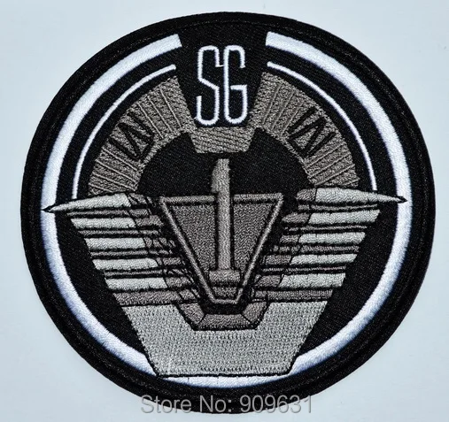 Stargate SG-1 TV Series Project Earth Logo Embroidered Iron on Patch