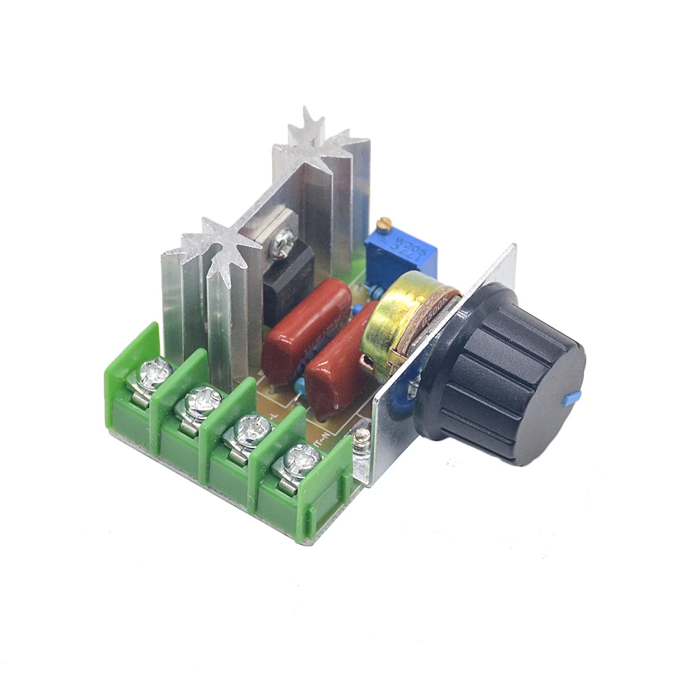 

SCR Voltage Regulator AC 220V 2000W Dimming Dimmers Motor Speed Controller Thermostat Electronic Voltage Regulator Module