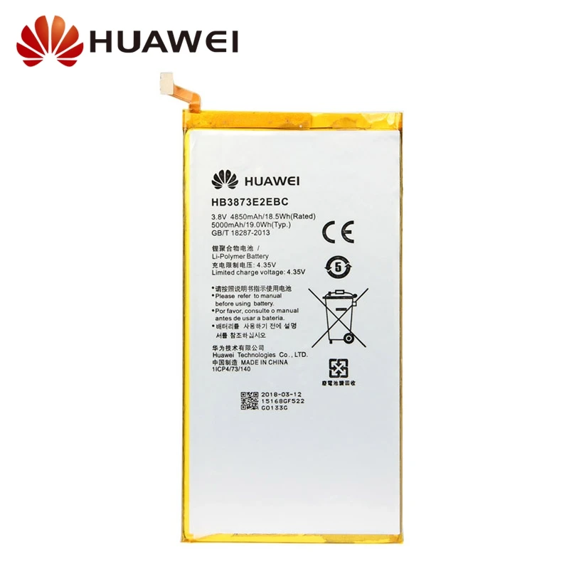 Сменный аккумулятор huawei HB3873E2EBC для huawei Honor X1 X2 7D-501U 501L 503L GEM-701/702L/703L аккумулятор для телефона 5000 мАч