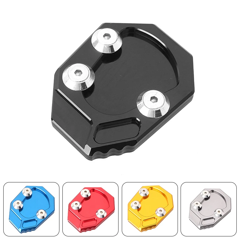 For Yamaha R1 YZF-R1 2009 2010 2011 2012 2013 2014 CNC Billet Aluminum Kickstand Side Stand Enlarge Extension Plate Pad New (5)